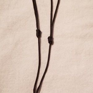 Kokopelli Necklace with black cord